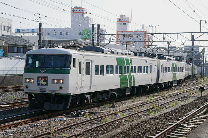 185系特急踊り子号を伊豆箱根鉄道駿豆線で撮影